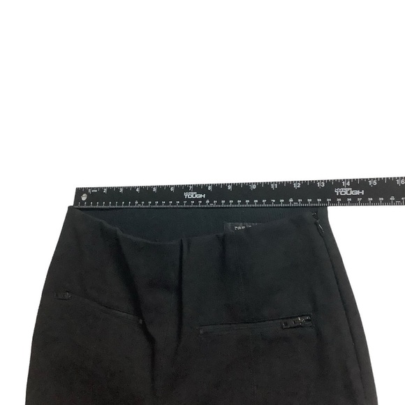 Rag & Bone Trousers Black Side Zip Size 6 Front zipper Pockets - Picture 4 of 7